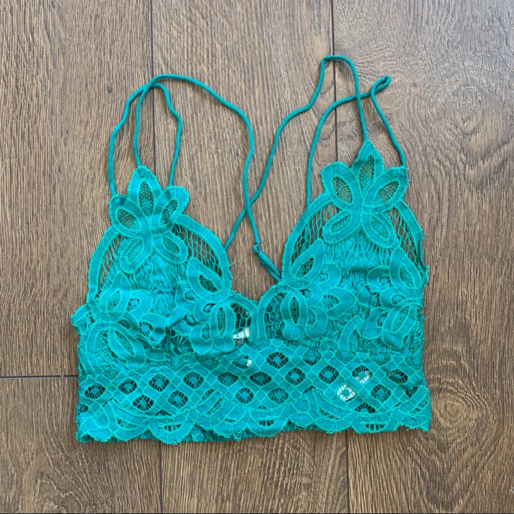 FP One | adella bralette in teal | xs